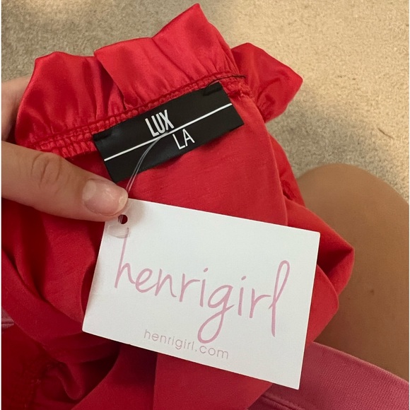 Red Ruffle Mini Skirt - Picture 8 of 10